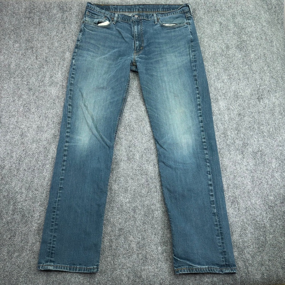 Levis 541 Athletic Taper Jeans Mens 38x33 Blue Denim Medium Wash Stretch Pants